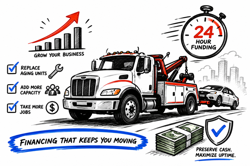 Tow Truck Financing for Growth and Replacement