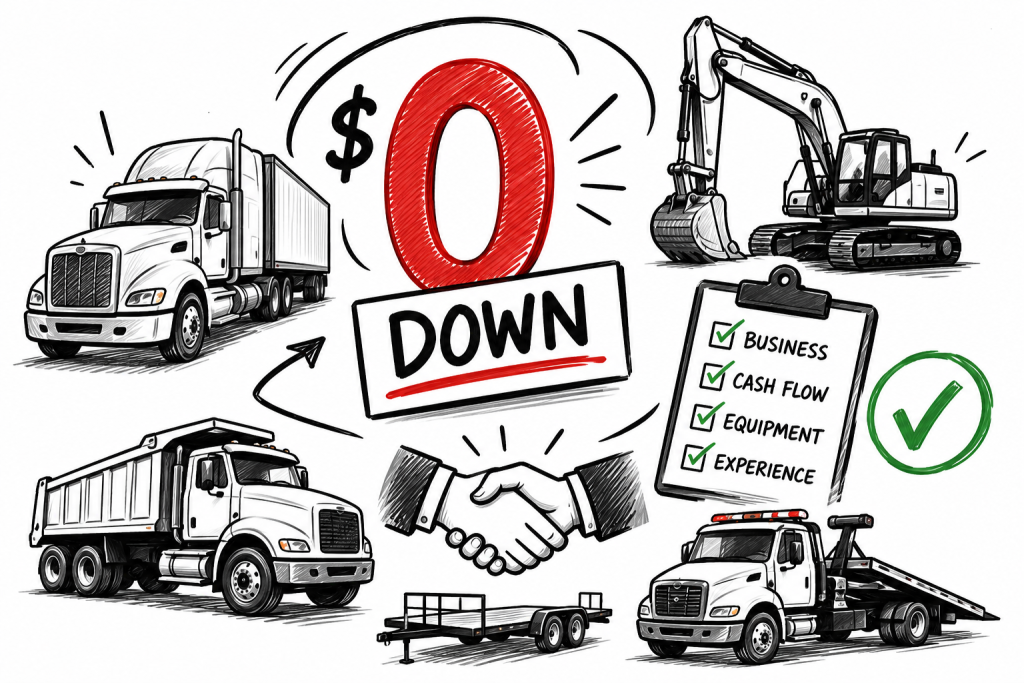 Do Lenders Offer Zero Down for Equipment