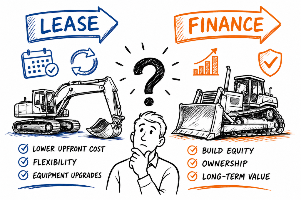 Leasing vs Financing Heavy Equipment