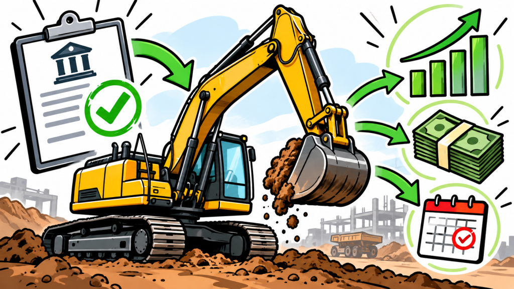 Construction Financing for Equipment That Earns